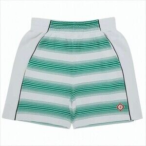 Casablanca Horizontal Striped Green Shorts - NWT